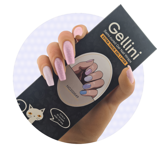 Spotted Pastels UV Semi-Cured Gel Nail Wraps