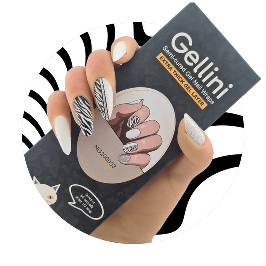 Wild Stripes UV Semi-Cured Gel Nail Wraps