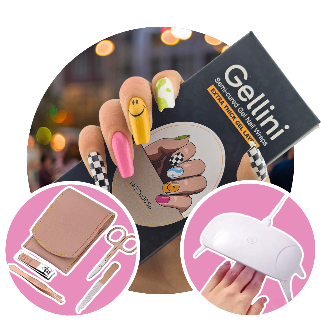Harajuku UV Gel Nail Wraps Starter Kit