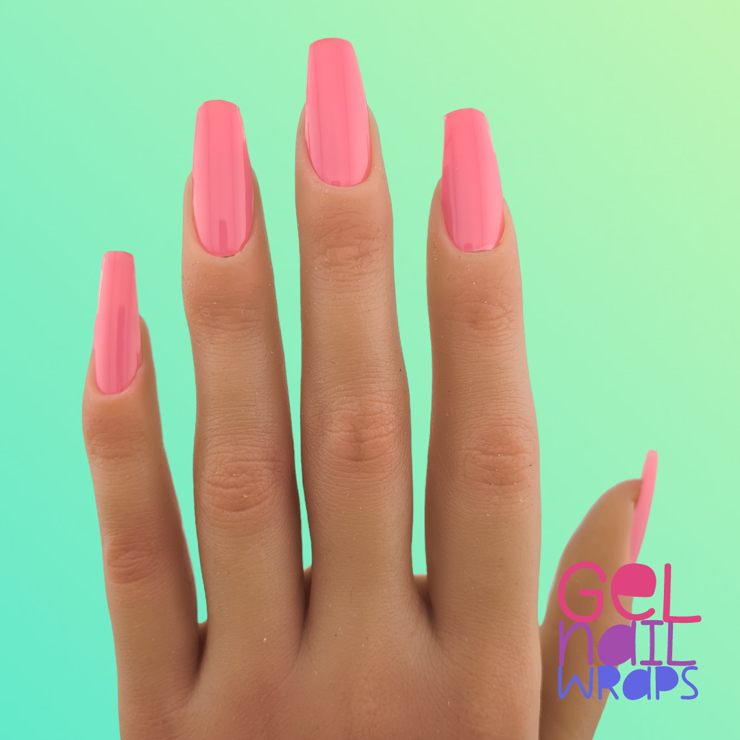 Pretty in Pink UV Gel Nail Wraps Starter Kit