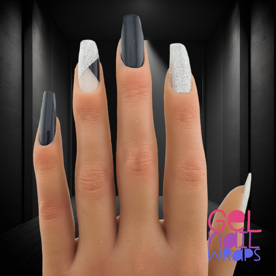Night and Day UV Semi-Cured Gel Nail Wraps