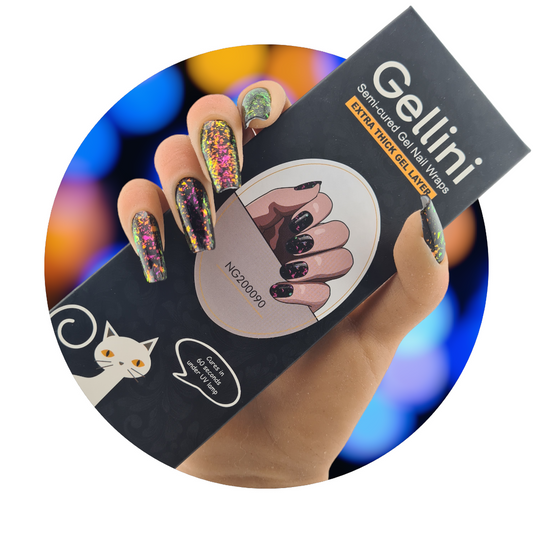 Cosmic Carnival UV Semi-Cured Gel Nail Wraps