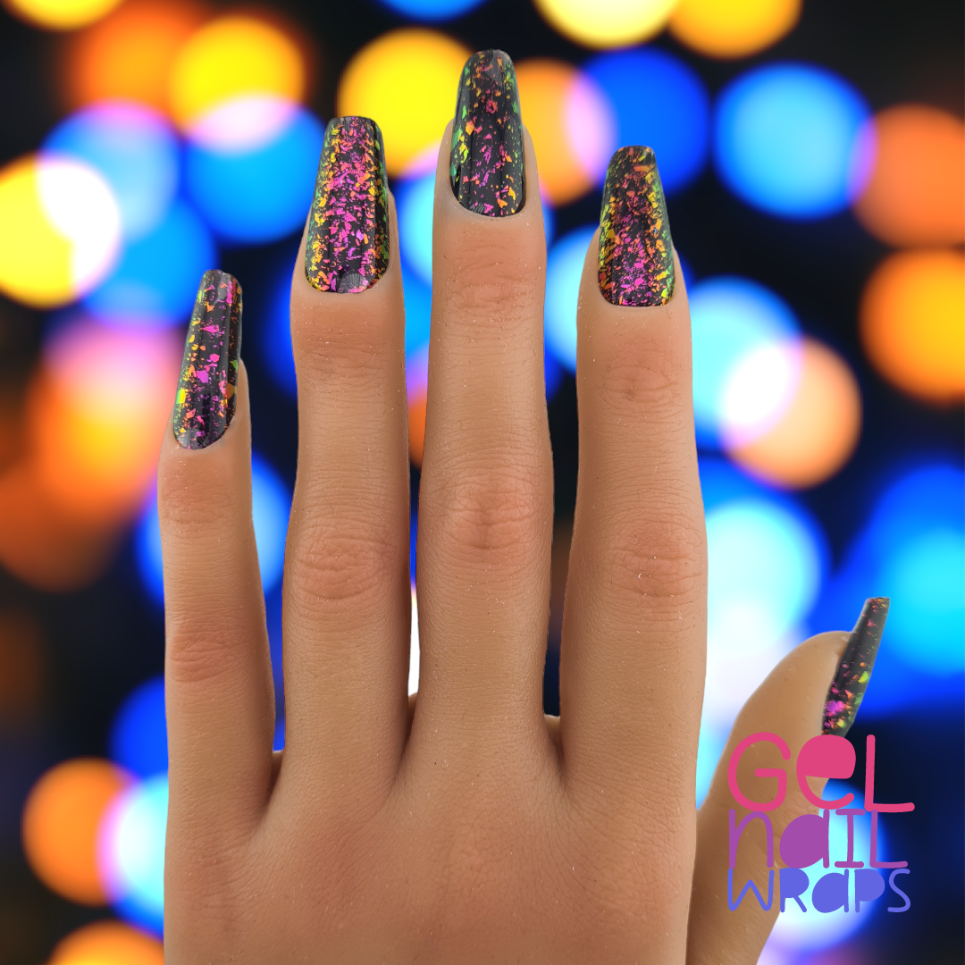 Cosmic Carnival UV Semi-Cured Gel Nail Wraps