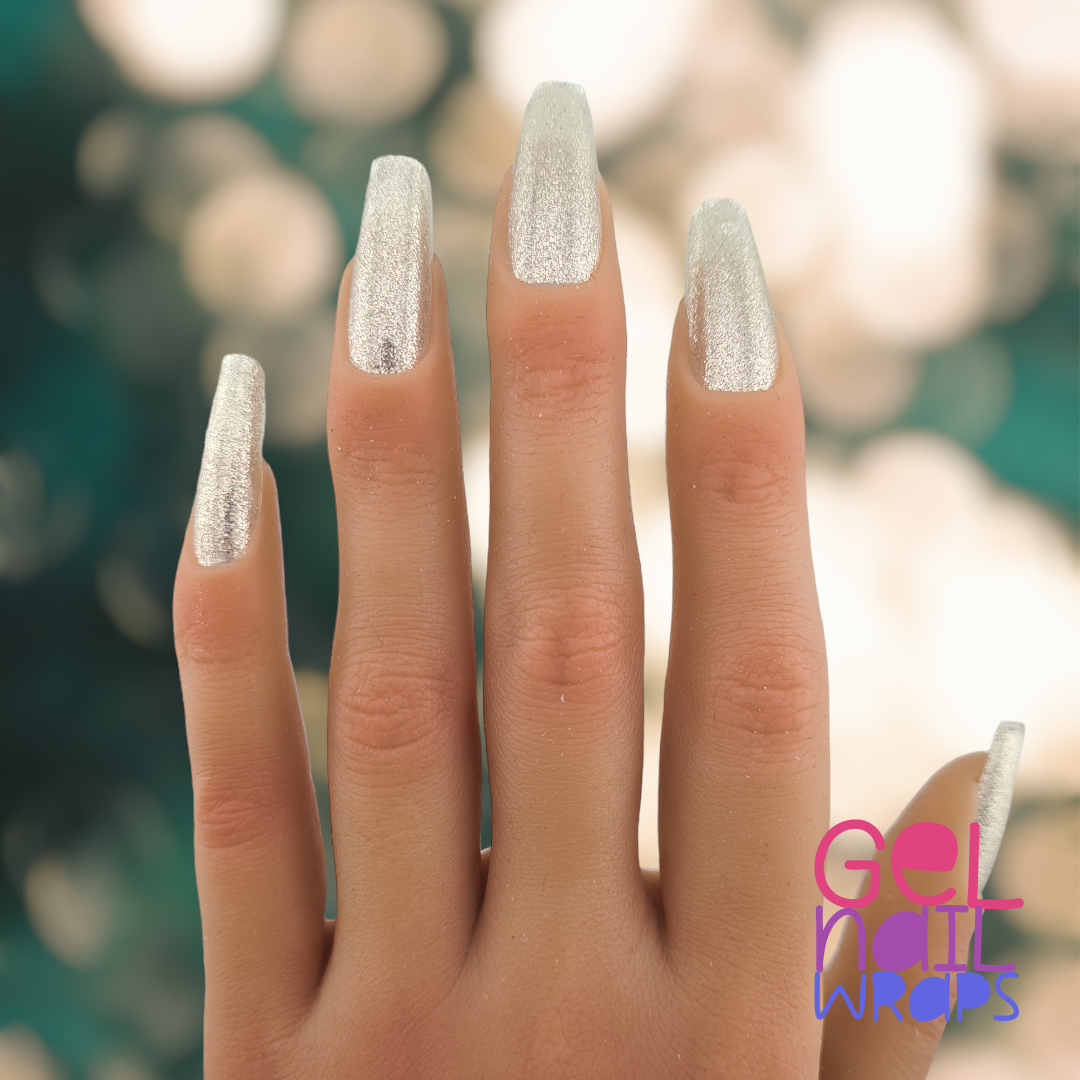 Golden Glamour UV Semi-Cured Gel Nail Wraps