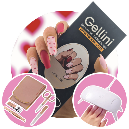 Cupid UV Gel Nail Wraps Starter Kit