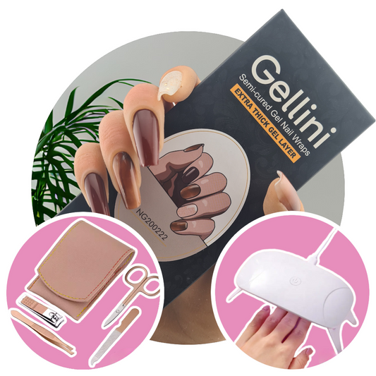 Hazelwood UV Gel Nail Wraps Starter Kit