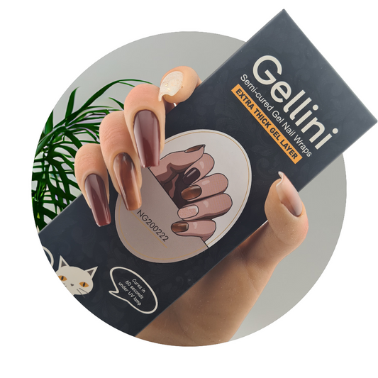 Hazelwood UV Semi-Cured Gel Nail Wraps