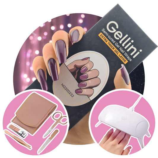 Violetta UV Gel Nail Wraps Starter Kit
