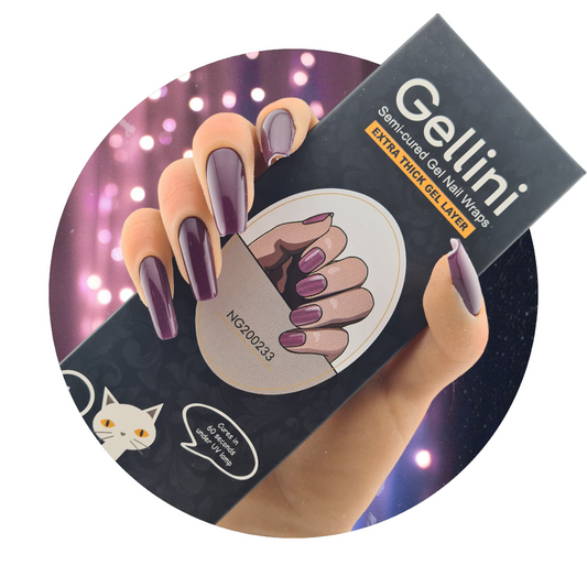 Violetta UV Semi-Cured Gel Nail Wraps