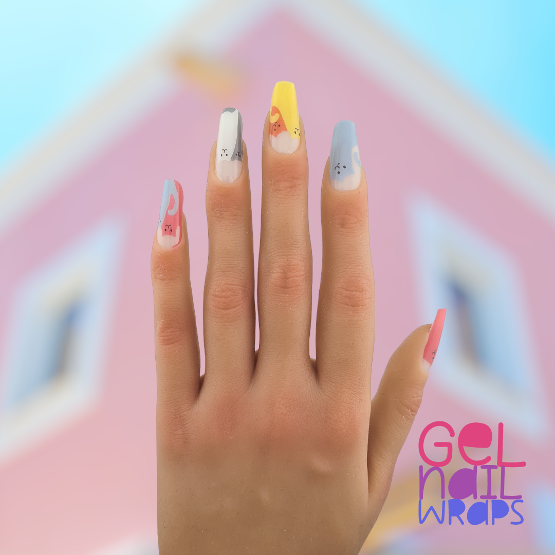 Purrfect Palette UV Semi-Cured Gel Nail Wraps