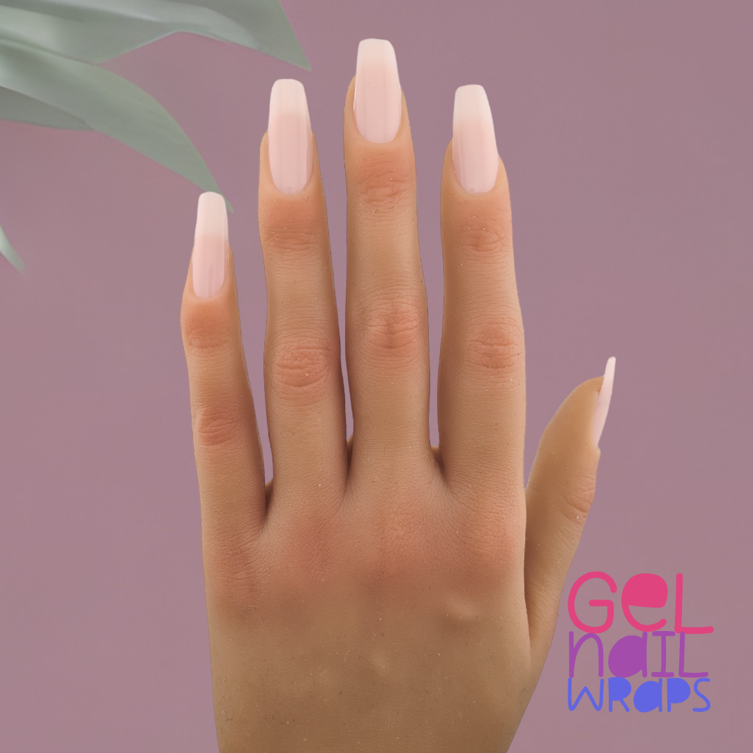 Nude UV Semi-Cured Gel Nail Wraps
