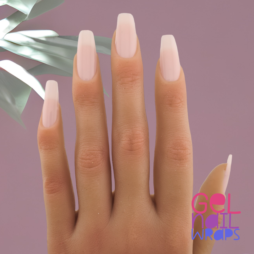Nude UV Semi-Cured Gel Nail Wraps